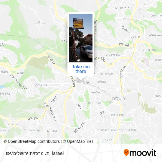 ת. מרכזית ירושלים/יפו map