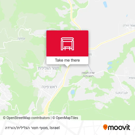 Карта מסוף חצור הגלילית/הורדה