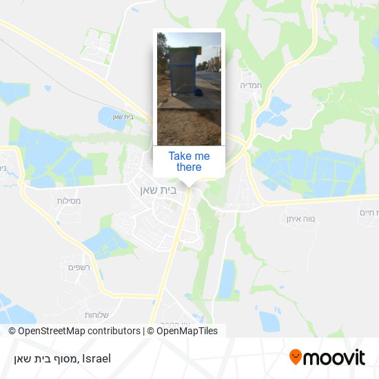 מסוף בית שאן map