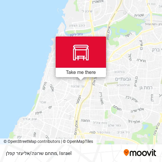Карта מתחם שרונה/אליעזר קפלן