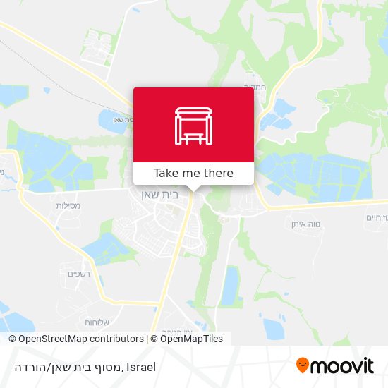 Карта מסוף בית שאן/הורדה