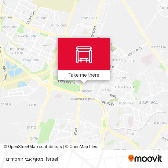Карта מסוף אבי האסירים