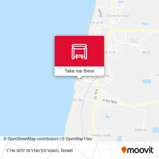 הספורטק/שדרות זלמו שז''ר map