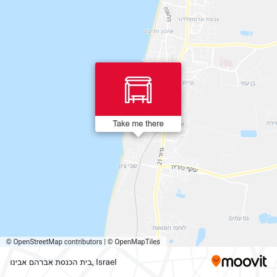 בית הכנסת אברהם אבינו map