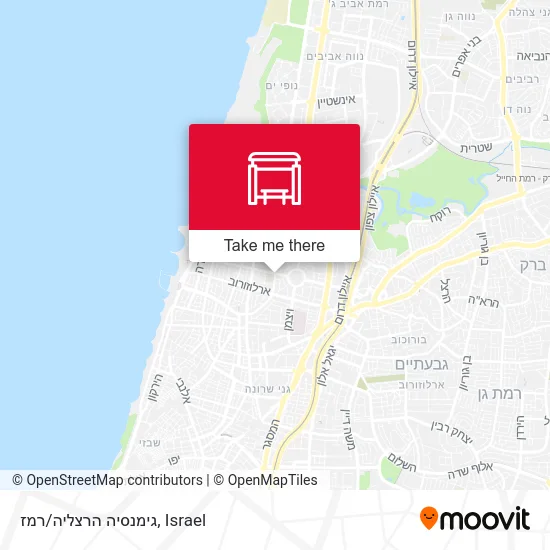 Карта גימנסיה הרצליה/רמז