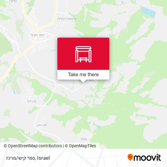 כפר קיש/מרכז map