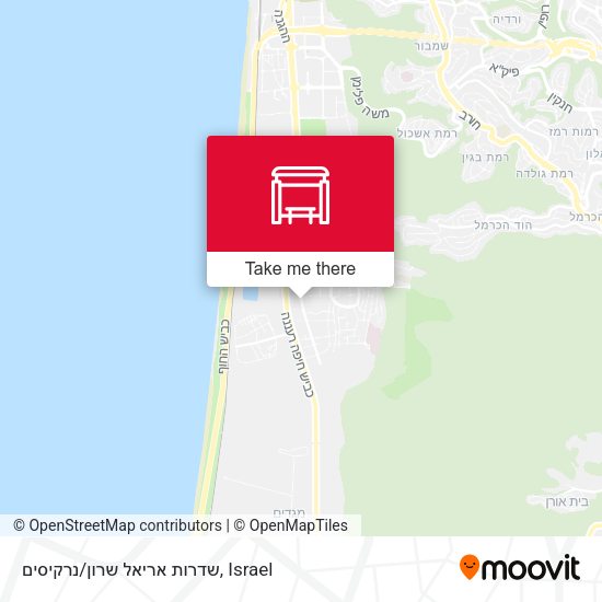 שדרות אריאל שרון/נרקיסים map