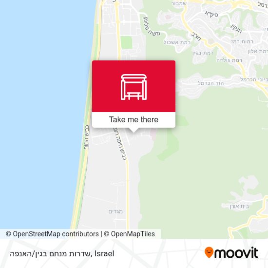 שדרות מנחם בגין/האנפה map