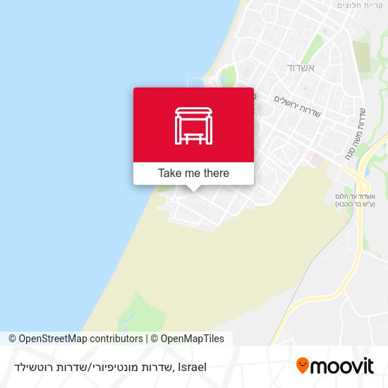 שדרות מונטיפיורי/שדרות רוטשילד map