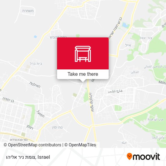 צומת ניר אליהו map