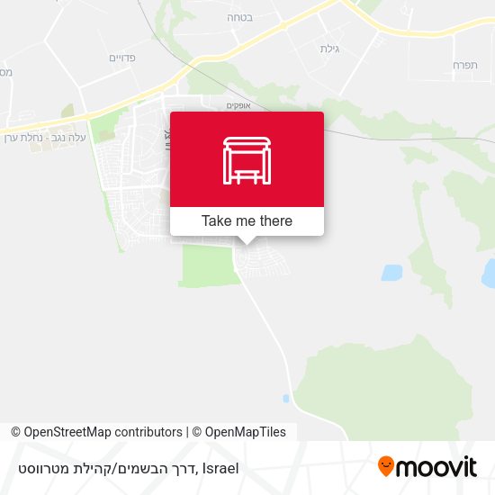 דרך הבשמים/קהילת מטרווסט map