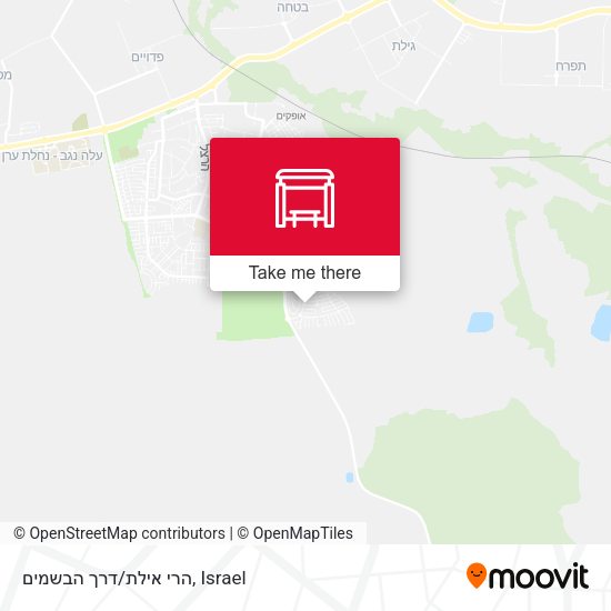 הרי אילת/דרך הבשמים map