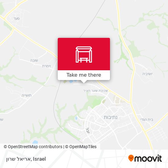 אריאל שרון map