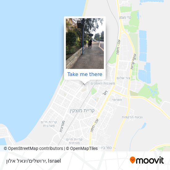 ירושלים/יגאל אלון map