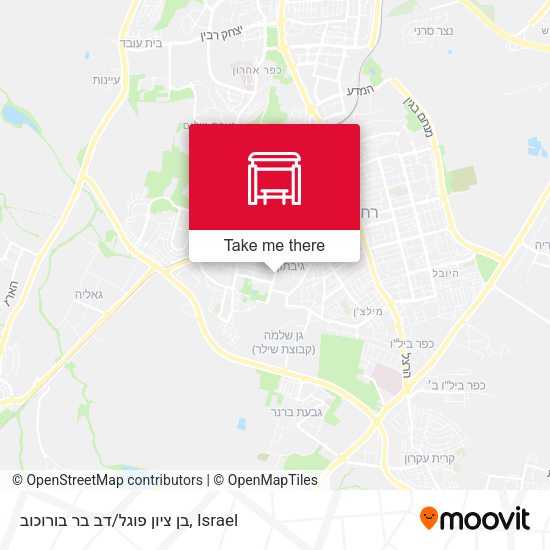 בן ציון פוגל/דב בר בורוכוב map