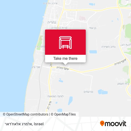 אלמרג אלאח'דאר map