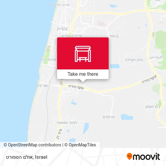 Карта אולם הספורט