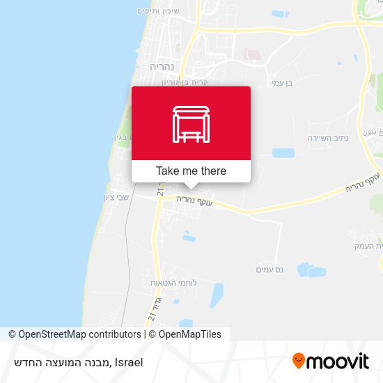 מבנה המועצה החדש map