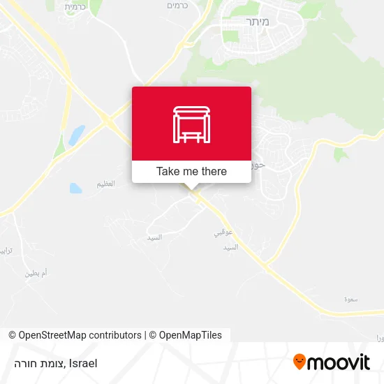 Карта צומת חורה