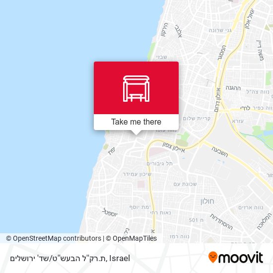 ת.רק''ל הבעש''ט/שד' ירושלים map