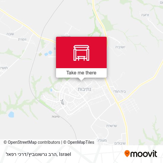 הרב גרשונוביץ/דרכי רפאל map