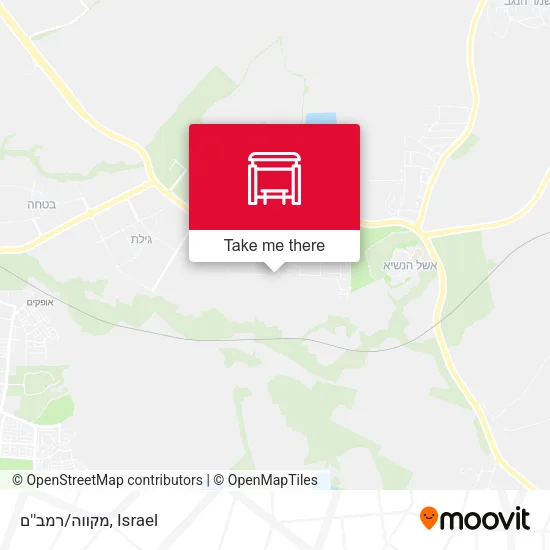 Карта מקווה/רמב''ם
