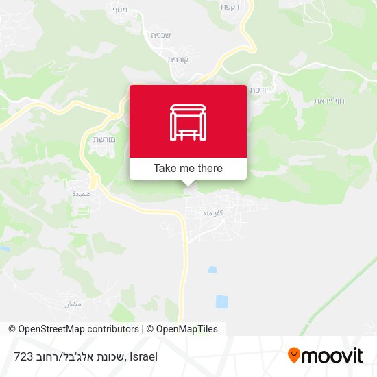 שכונת אלג'בל/רחוב 723 map