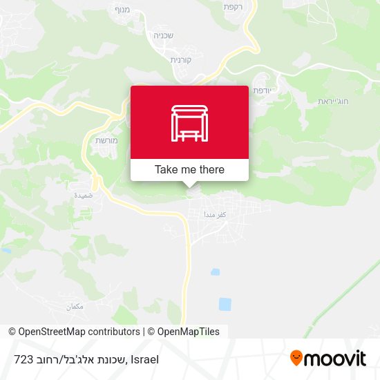 שכונת אלג'בל/רחוב 723 map