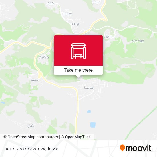 אלמטלה/מצפה מנדא map