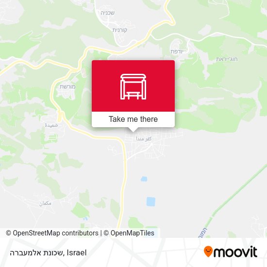 שכונת אלמעברה map