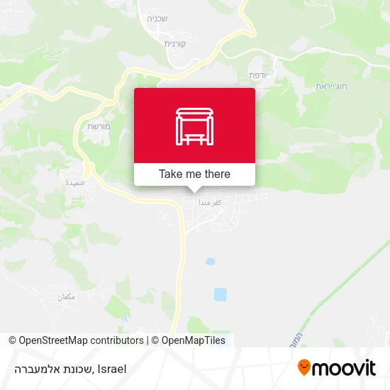 Карта שכונת אלמעברה