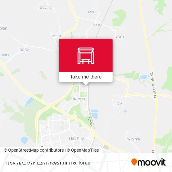 שדרות האשה העבריה/רבקה אמנו map