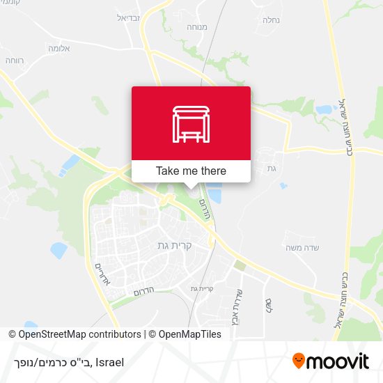 בי''ס כרמים/נופך map