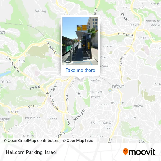HaLeom Parking map