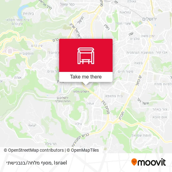 Карта מסוף מלחה/בנבנישתי