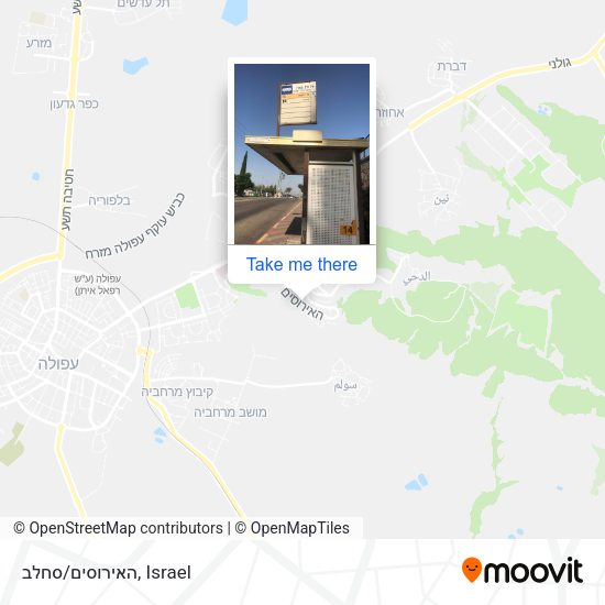 האירוסים/סחלב map