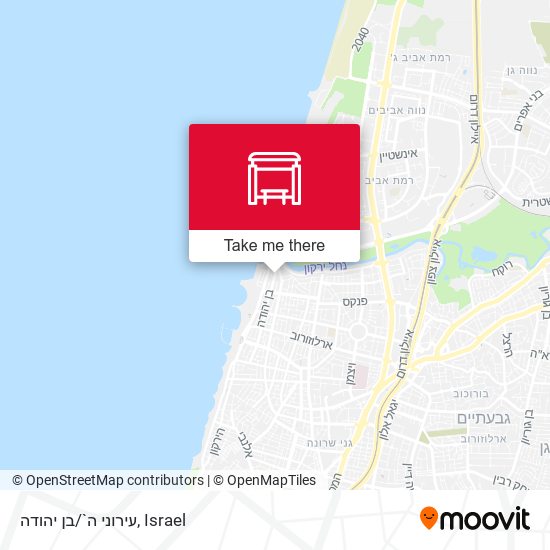 עירוני ה`/בן יהודה map