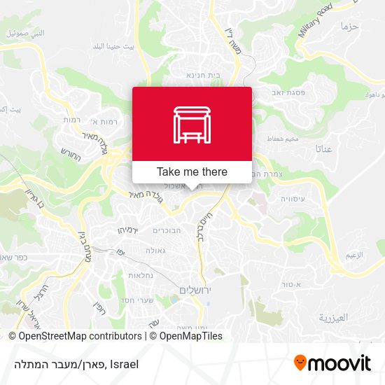 פארן/מעבר המתלה map