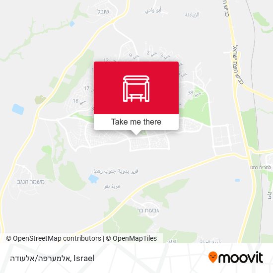 אלמערפה/אלעודה map