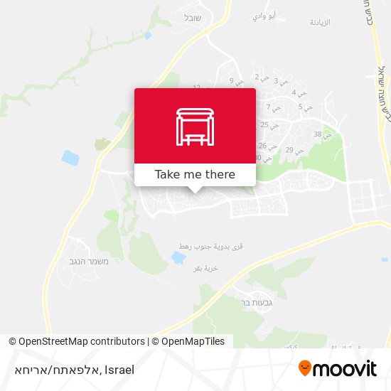 אלפאתח/אריחא map