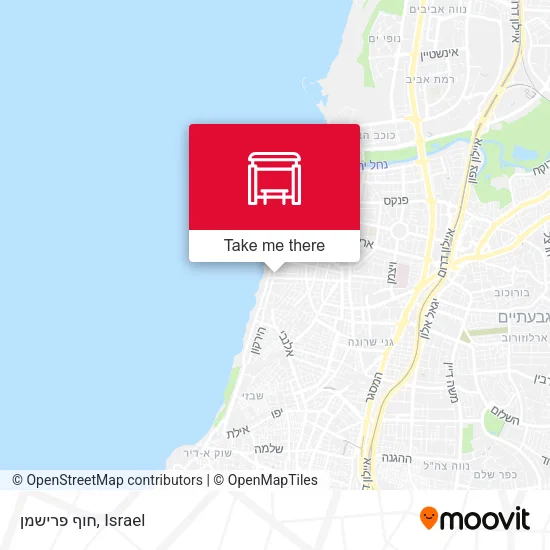 Карта חוף פרישמן