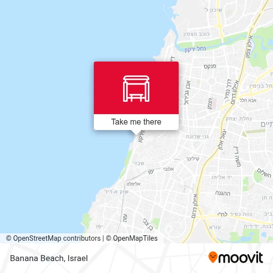 Banana Beach map