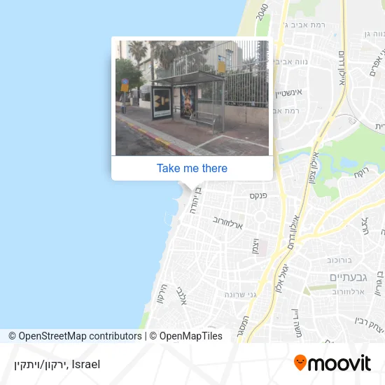 Карта ירקון/ויתקין