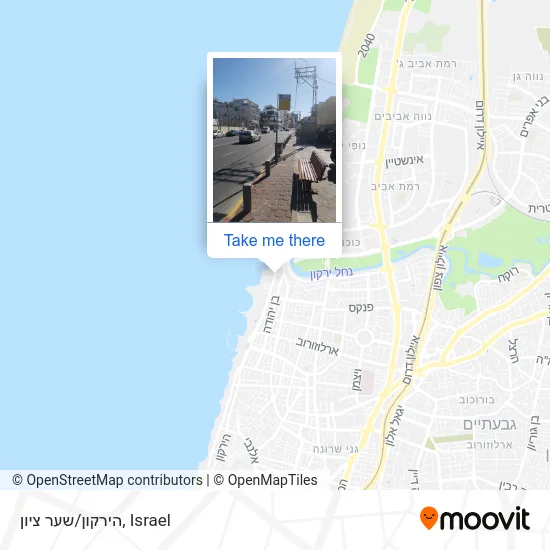 Карта הירקון/שער ציון