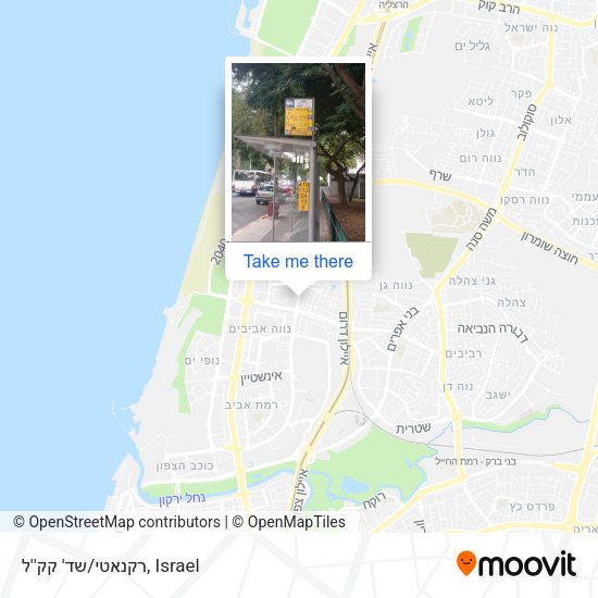 רקנאטי/שד' קק''ל map