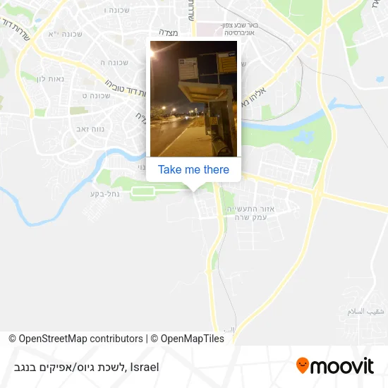 Карта לשכת גיוס/אפיקים בנגב