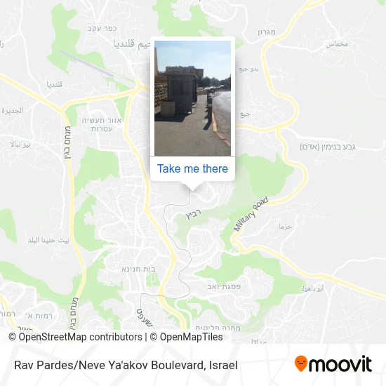 Rav Pardes / Neve Ya'akov Boulevard map