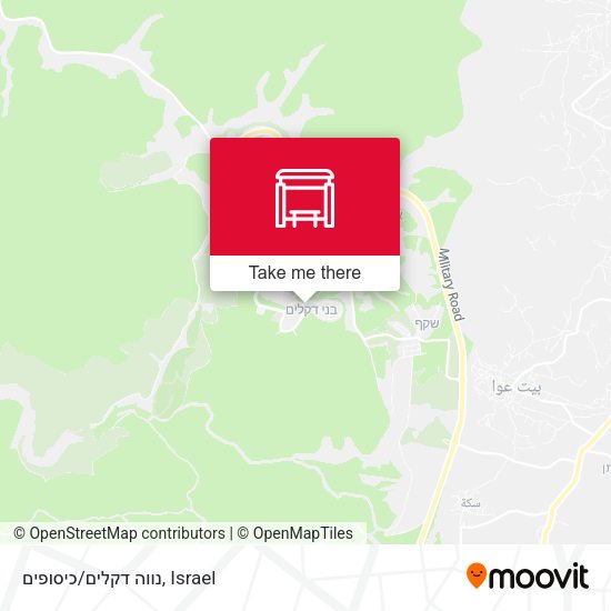 נווה דקלים/כיסופים map