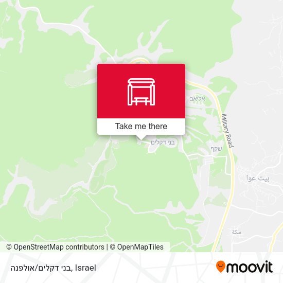 בני דקלים/אולפנה map