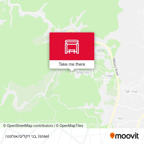 בני דקלים/אולפנה map